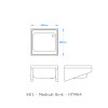 HTM64 Single Bowl Medical Sink SK1