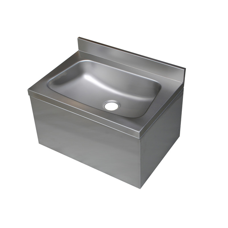 Large Stainless Steel Hand Basin with shroud