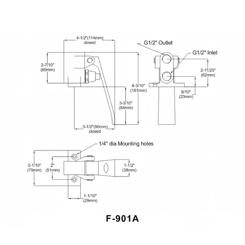 Leg/Knee Operated Tap