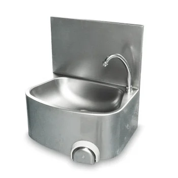 Leg Operated Stainless Steel Hand Basin - Heavy Duty