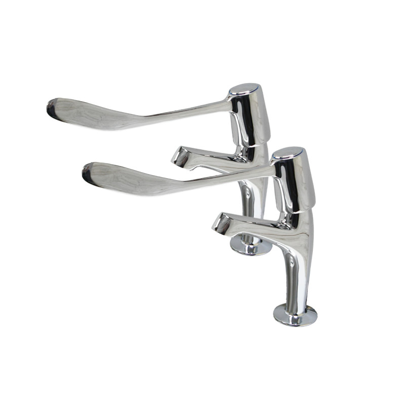 Long Lever Basin Pillar Taps