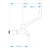 Long Lever Wall Taps