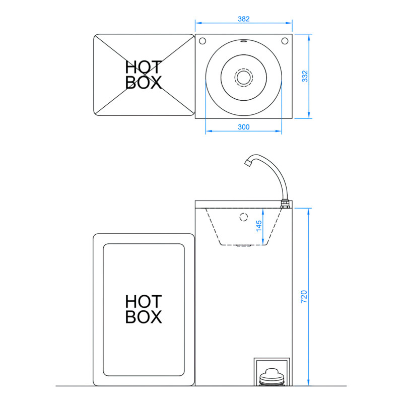 Portable Hand Wash - Foot Operated (Junior)