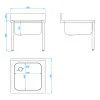 Cleaners Sink (Mop Sink - Bucket Sink)