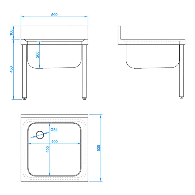 Cleaners Sink (Mop Sink - Bucket Sink)