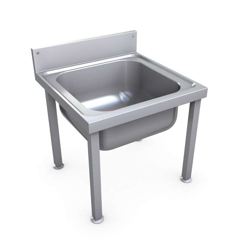 Stainless Steel Cleaners Sink - Freestanding