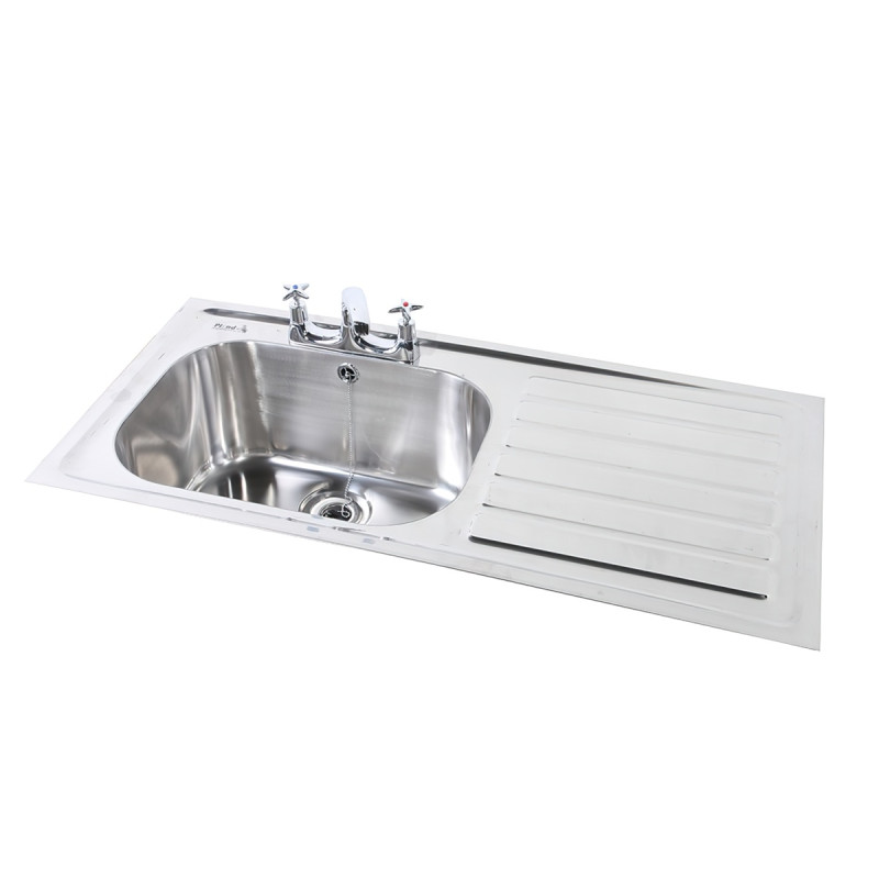 Inset Hospital Sink Top 1028 x 500mm - Large Bowl