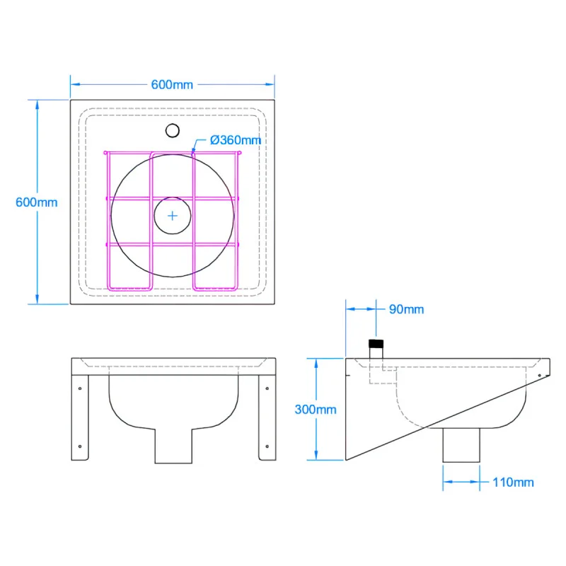 Single Sluice Sink [DU] - Top Entry