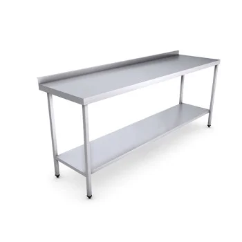 Stainless Steel Catering Prep Table - 2100 x 600mm