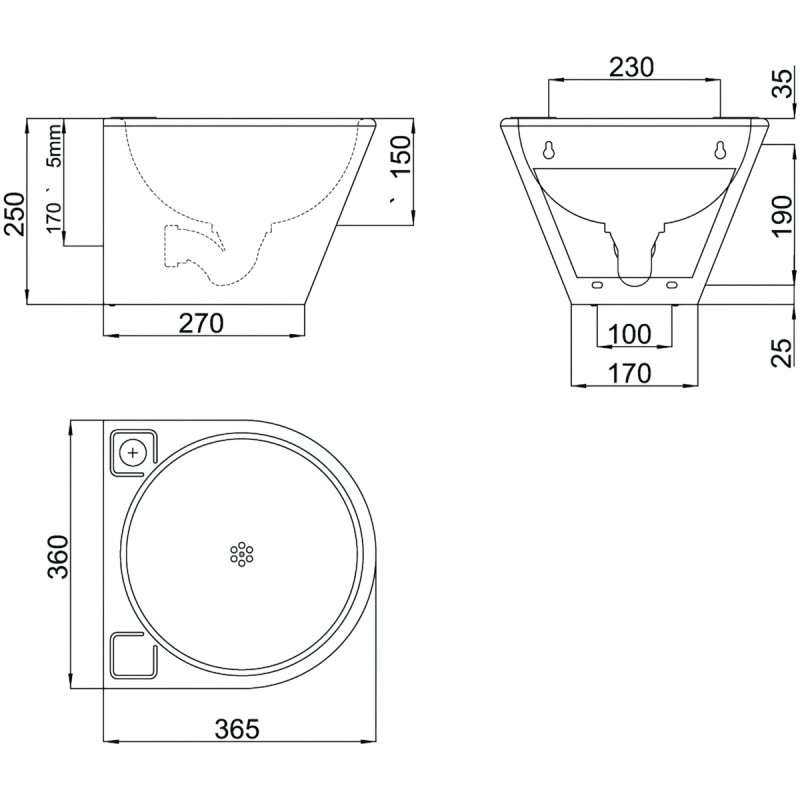 Heavy Duty Wall Mounted Drinking Fountain  (Vandal Resistant)