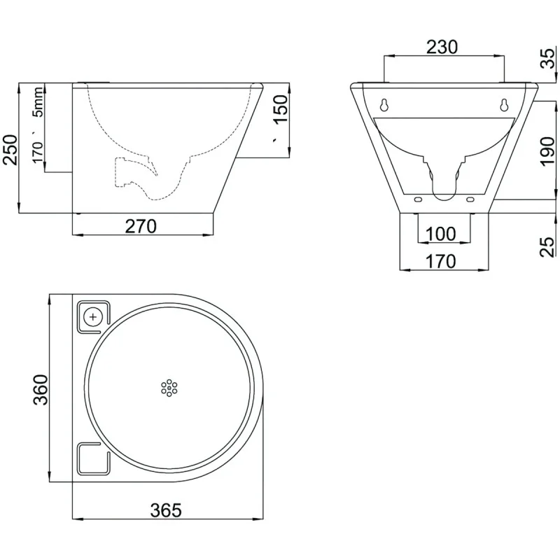 Heavy Duty Wall Mounted Drinking Fountain  (Vandal Resistant)