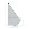 Stainless Steel Wall Mounted Trough Urinal 1800mm