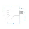 Self Closing Bib Tap (Pair)