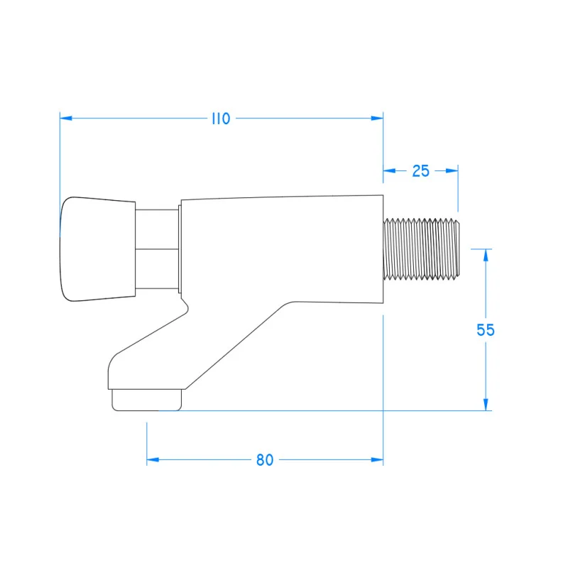 Self Closing Bib Tap (Pair)