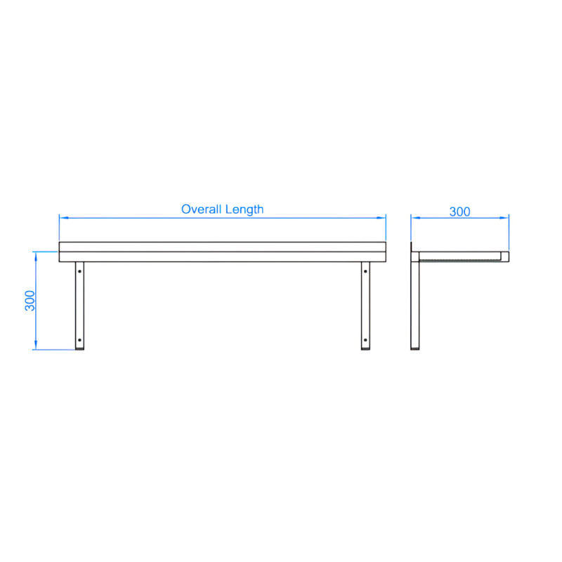 Wall Shelf - 1200mm